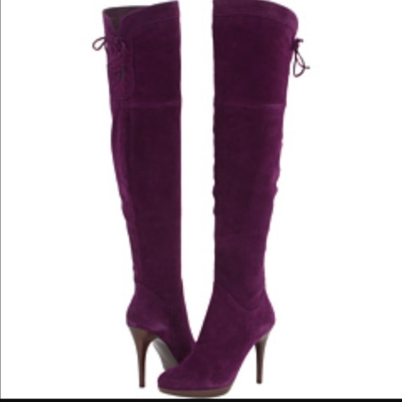 Sam Edelman Shoes - Sam Edelman Vesey Purple Over The Knee Boots